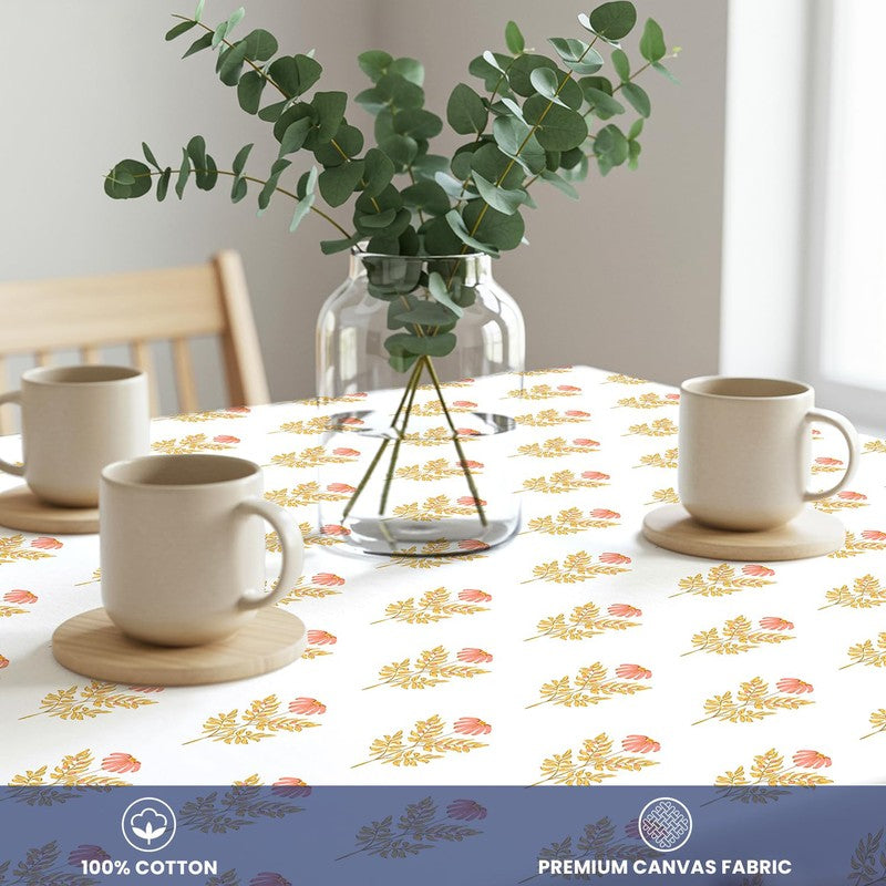 Urban Space Rosava Peach Cotton Table Cover media 4