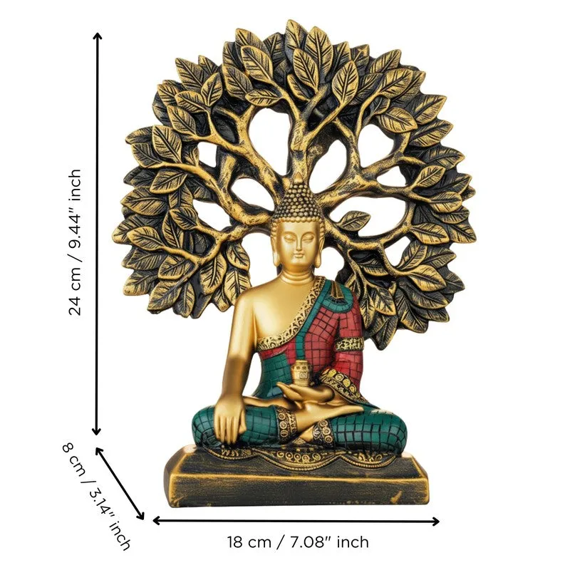Zenroot Buddha Resin Idol - Red media 5