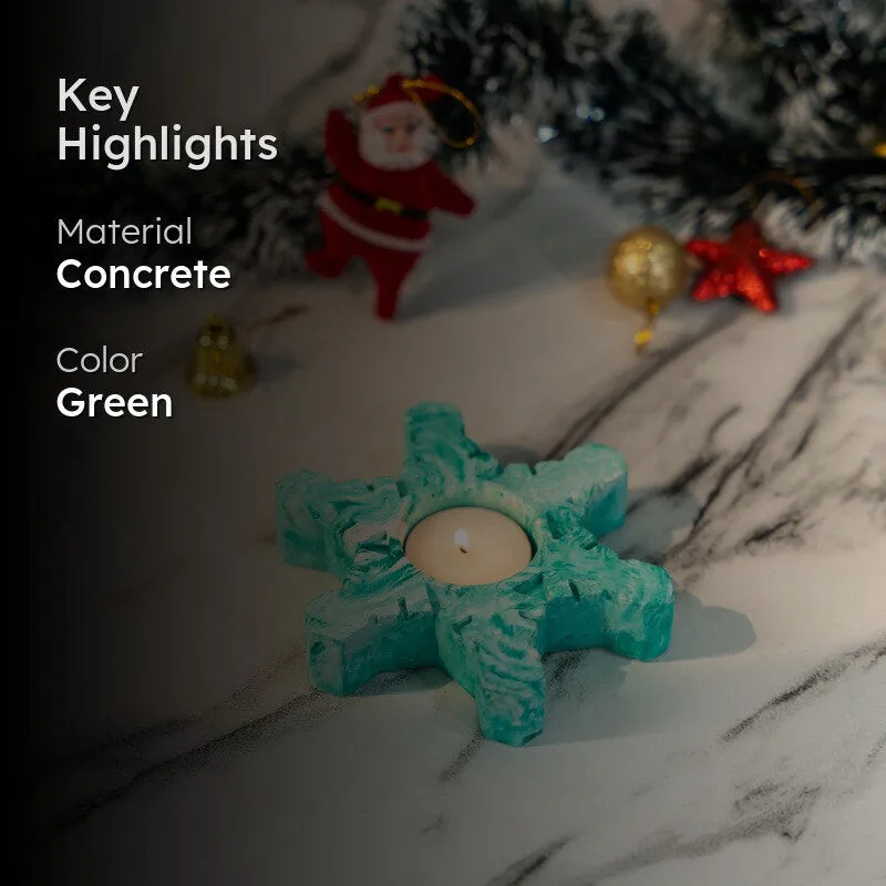 Starry Glow Candle Holder - Green media 2
