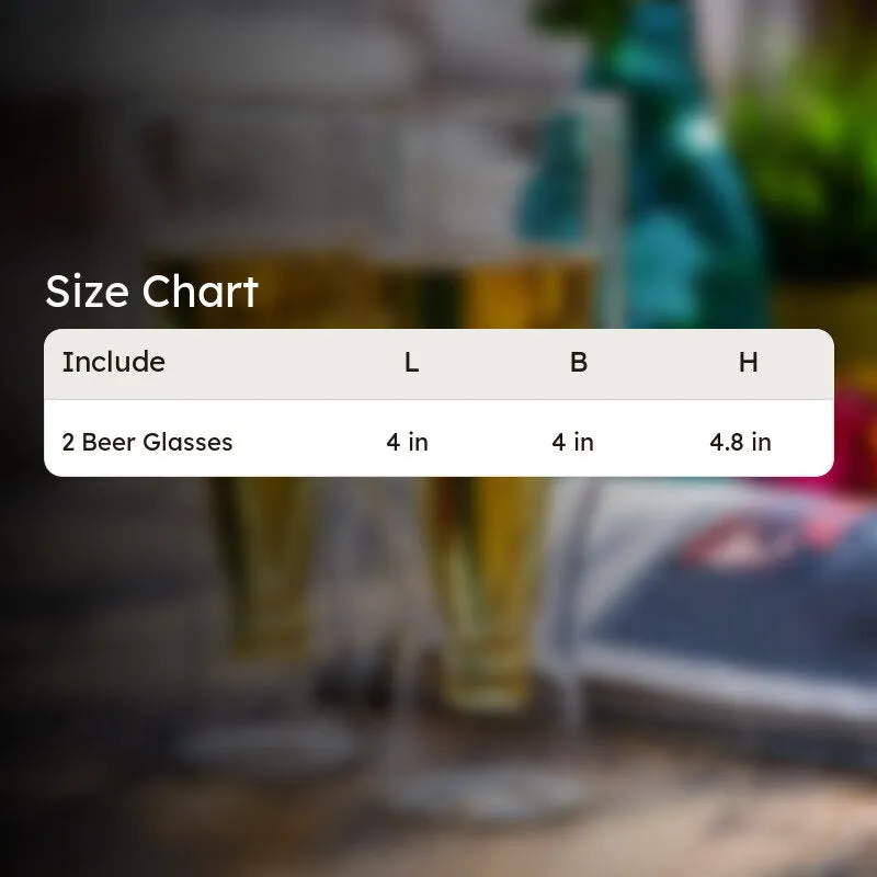 Hopside Glass Beer Glass (250 mL Each) - Set Of Two media 9