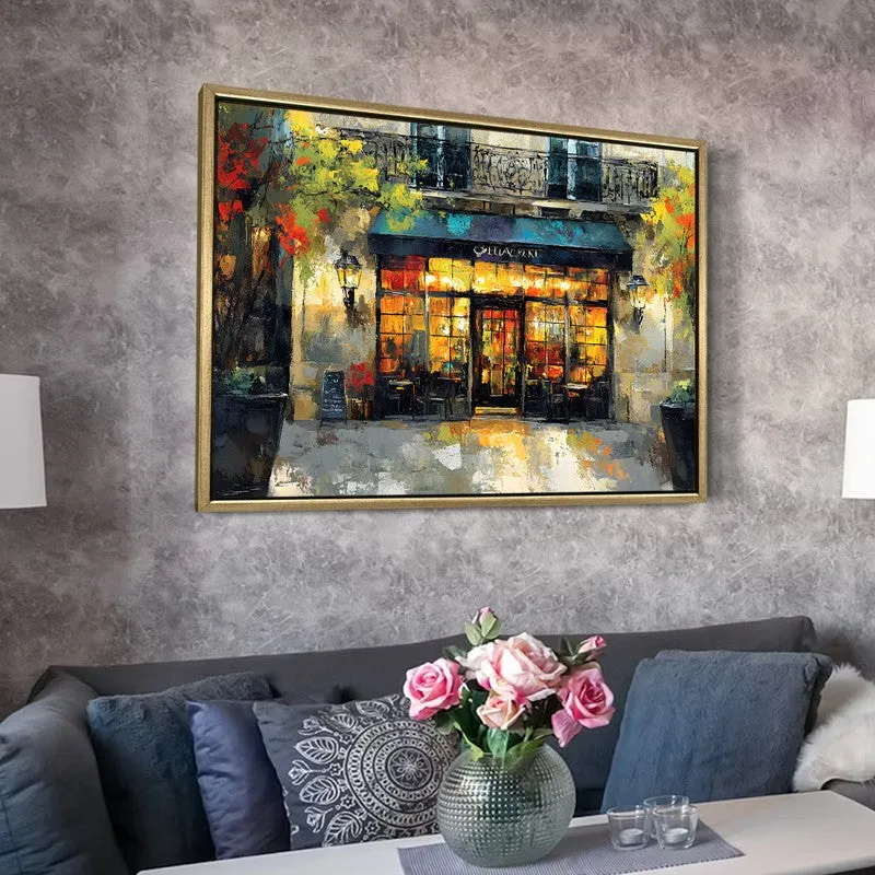 Amberique Canvas Wall Painting With Frame media 6