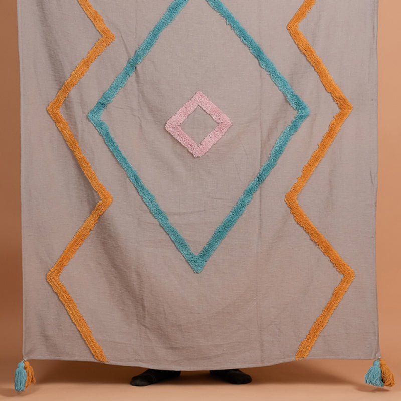 Woven Roots Cotton Throw - Multicolor media 4