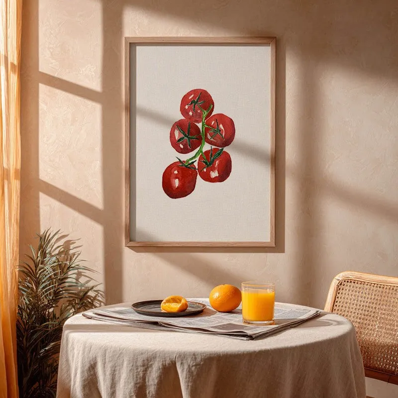 GlidedTomatino Archival Canvas Wall Art - Brown media 4