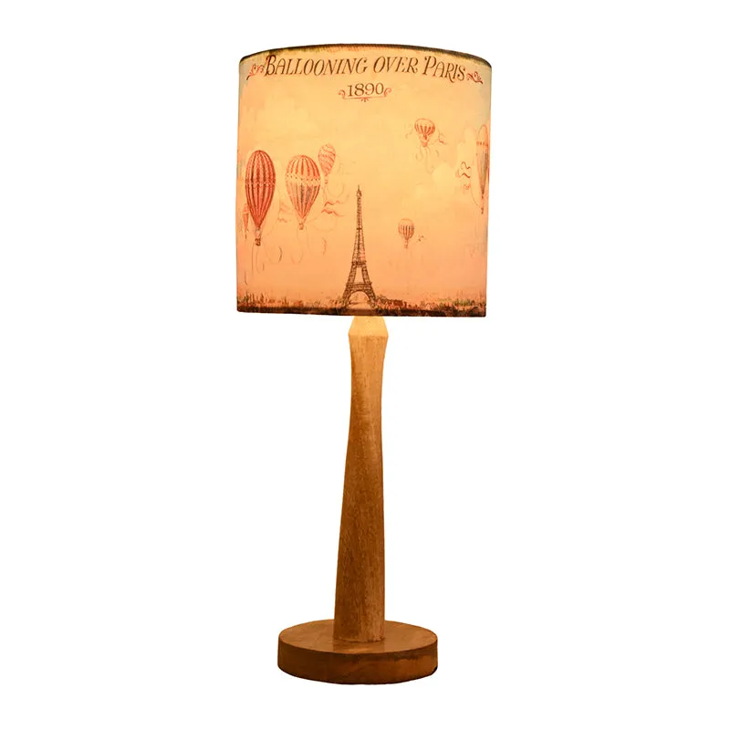 Parisian Sky Fabric Table Lamp - Multicolor media 3