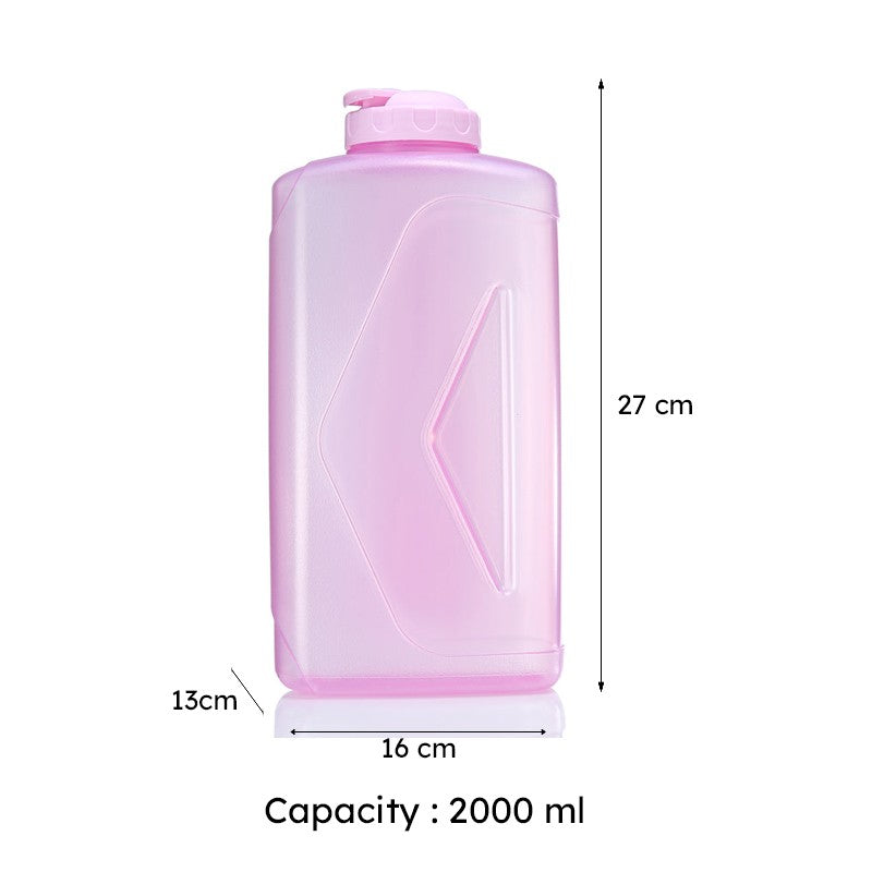 Adrian Water Bottle (Pink, 2000 mL Each) - Set Of Two media 6