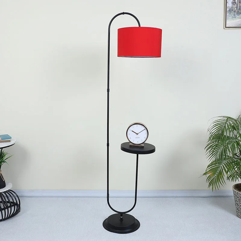 Lucciola Solid Arched Metal Floor Lamp - Red media 3