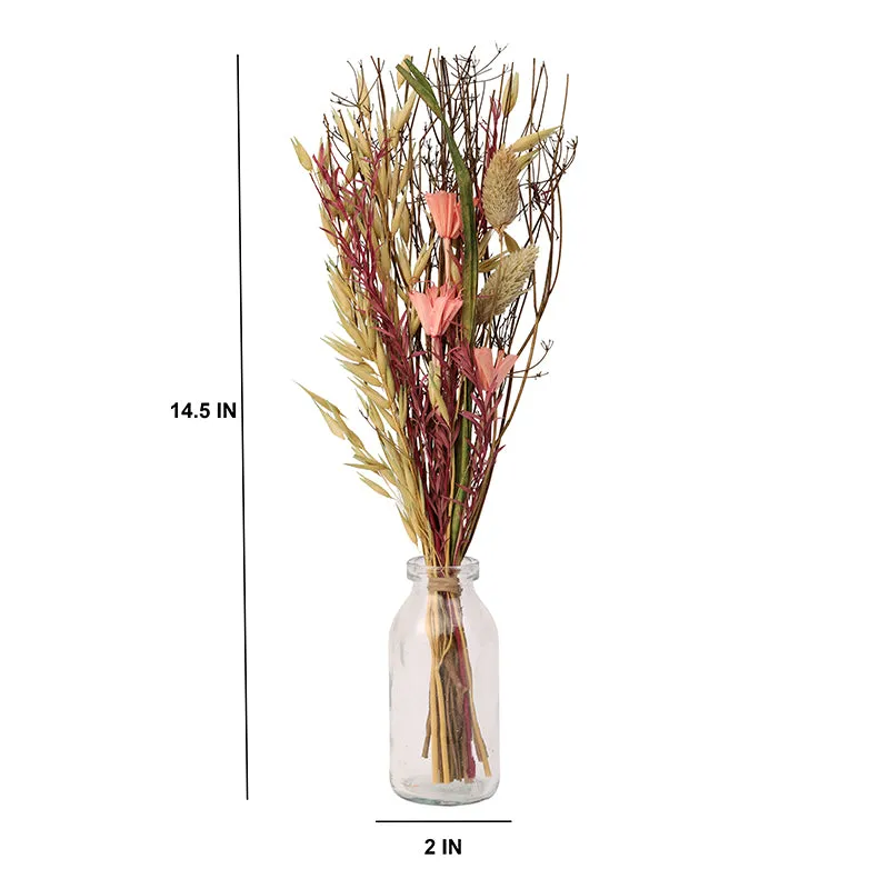 Lily Dreams Artificial Flower With Glass Vase media 5