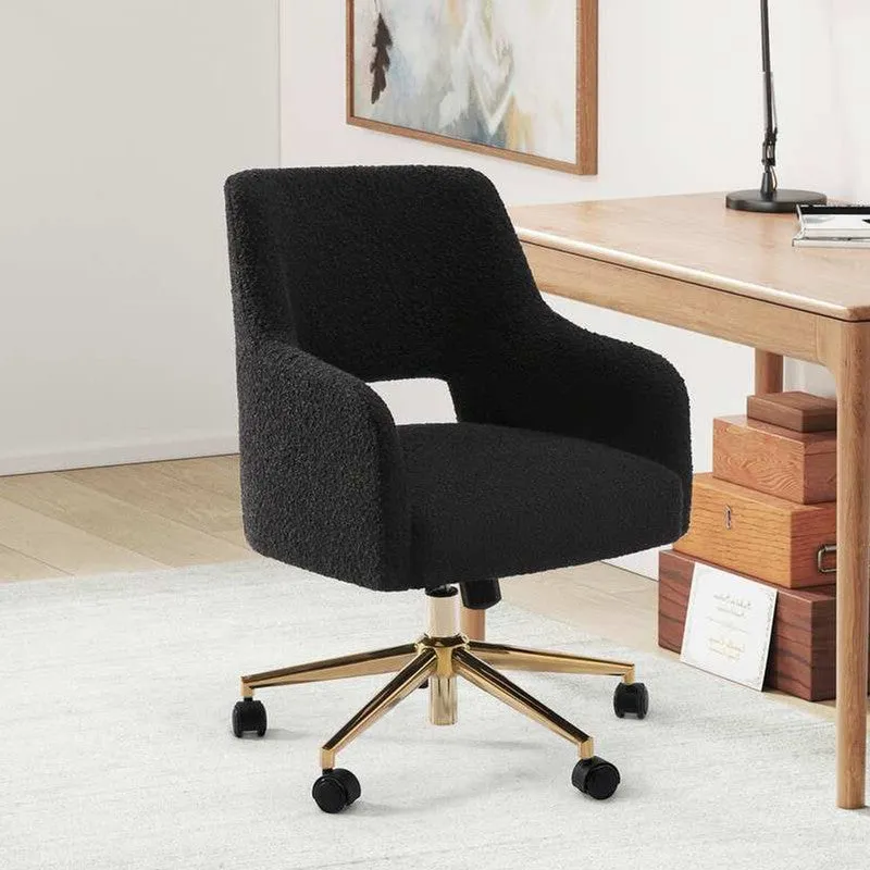 Sitessa Metal Office Chair - Black media 1