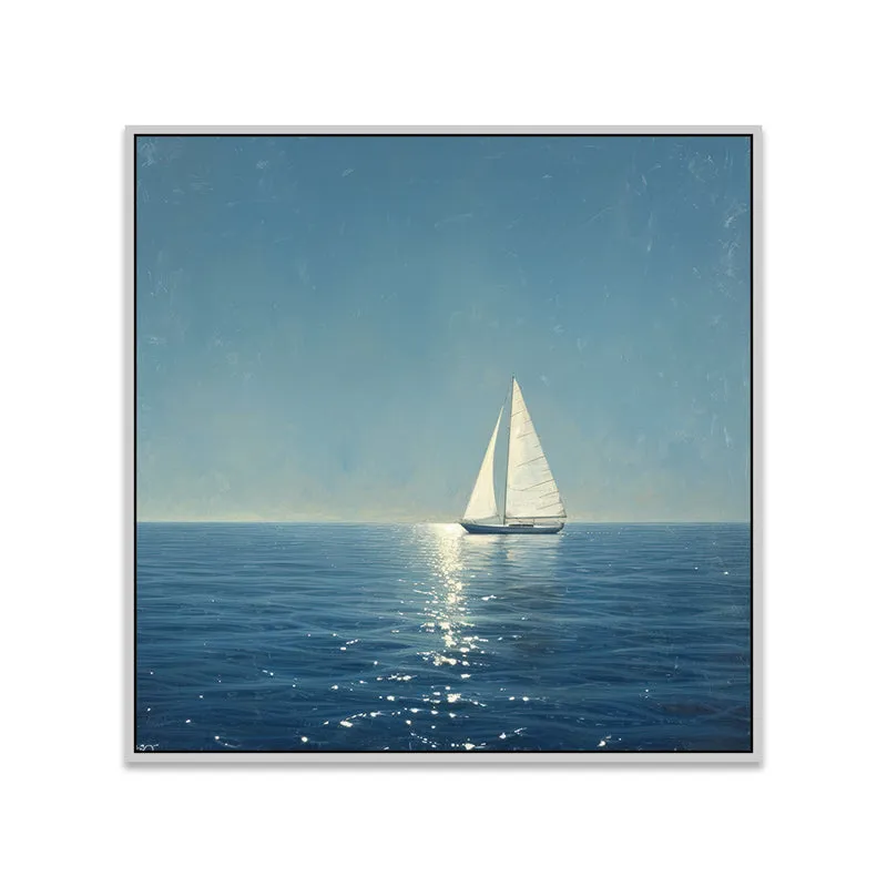 Summer Sails II Canvas Wall Art With Frame media 5