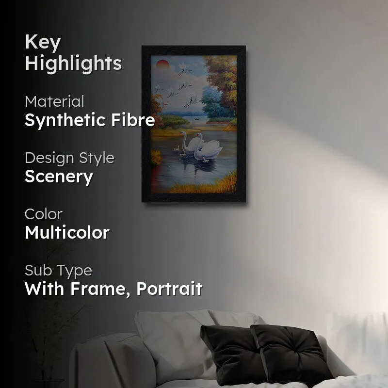 Swan Lake Wall Painting media 2