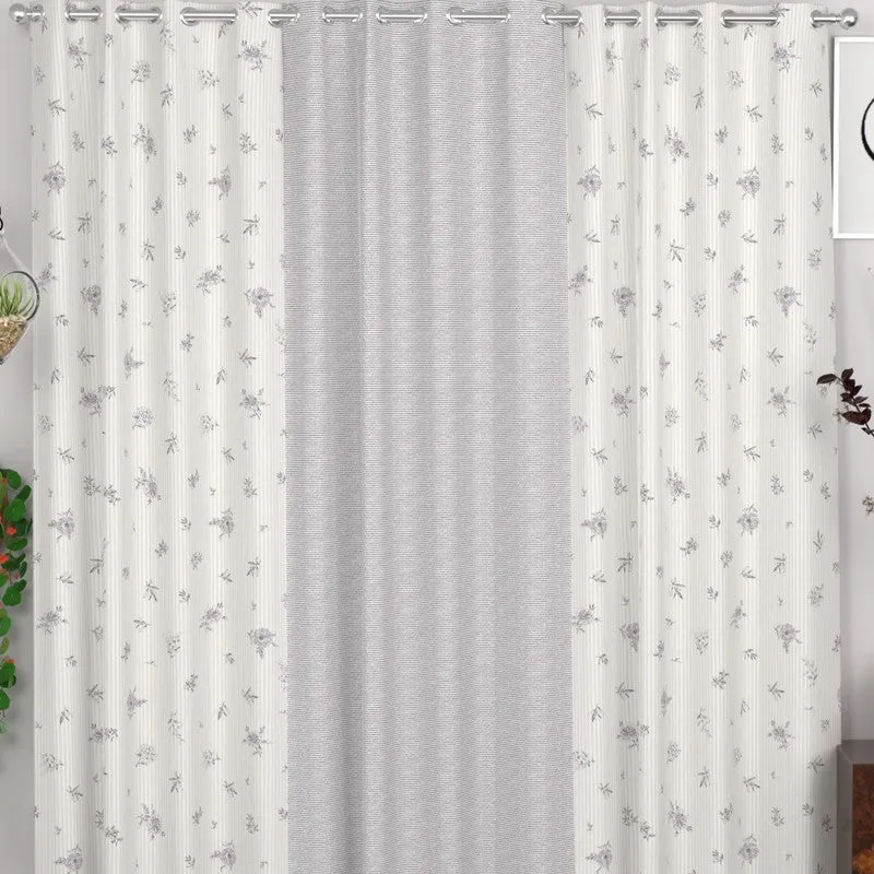 Blossom Glow Elegance Curtains - Set of Three media 4