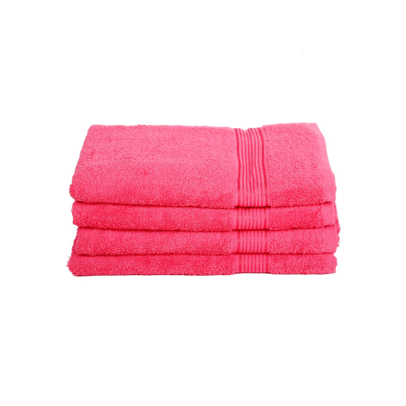 Bodil Cotton Bath Towel (Pink) - Set Of Four media 4