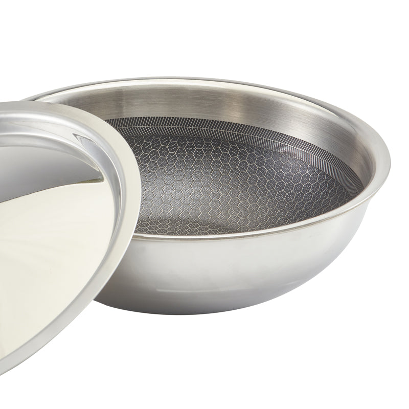 Zoraware Kadhai With Lid (1600 mL/2200mL) - Set Of Two media 5