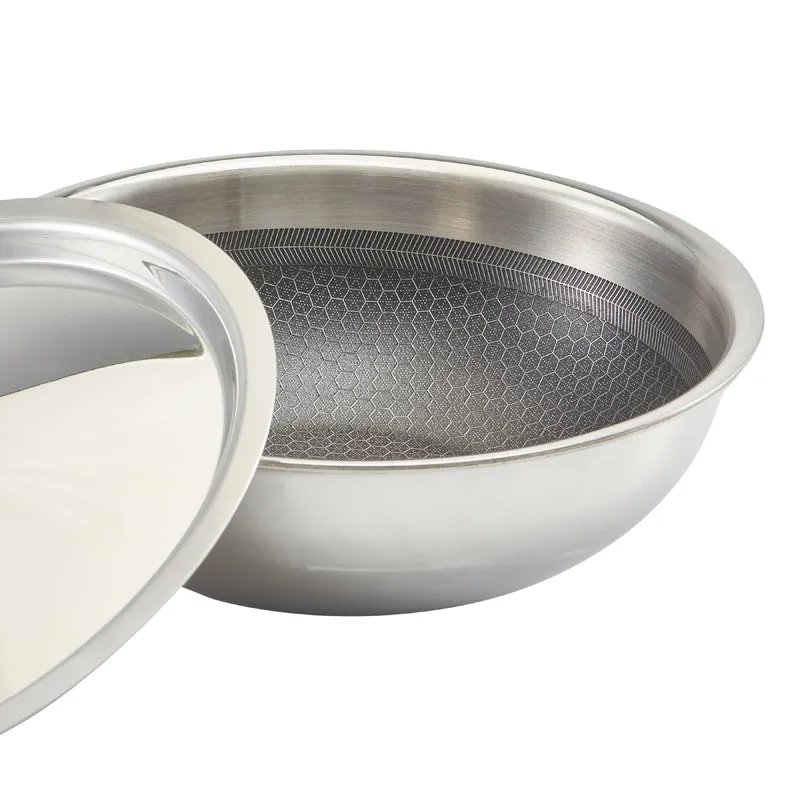 Zoraware Kadhai With Lid (1600 mL/2200mL) - Set Of Two media 5