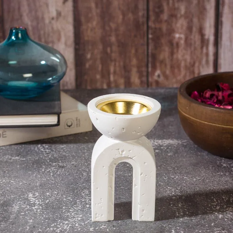 Marta Incense Burner - White media 1