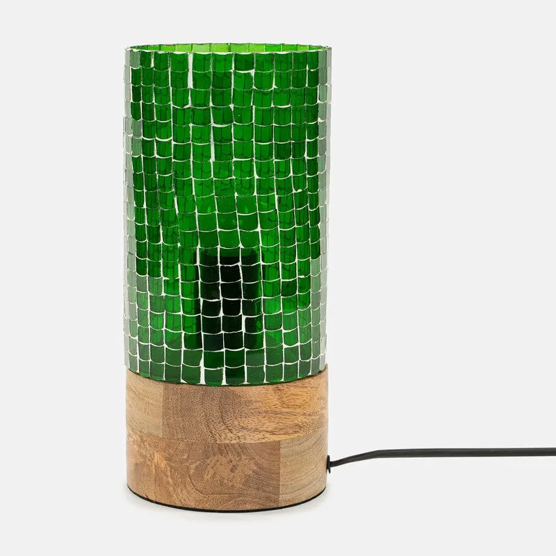 Orange Tree Freedom Tall Green Mango Wood Table Lamp - Green,Brown media 3