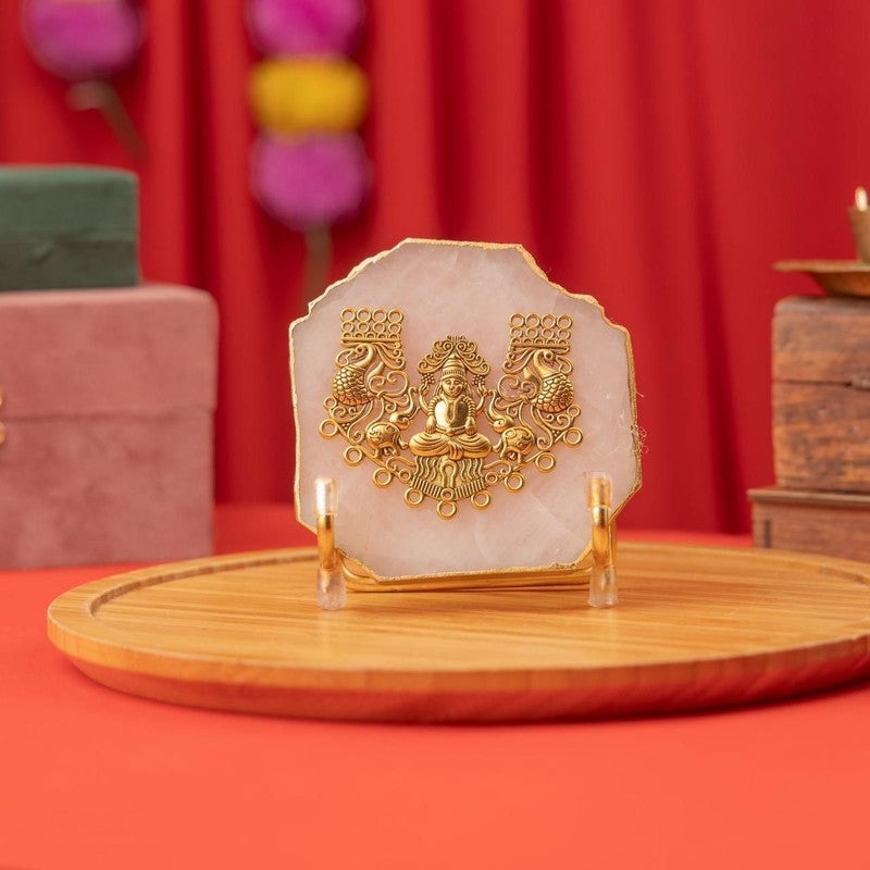 Blissful Fortune Goddess Laxmi Showpiece