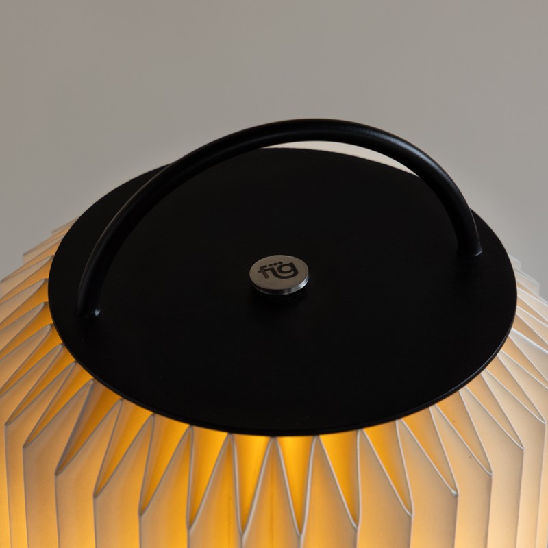 Fig Living Tote Table Lamp - Ivory,Black media 7