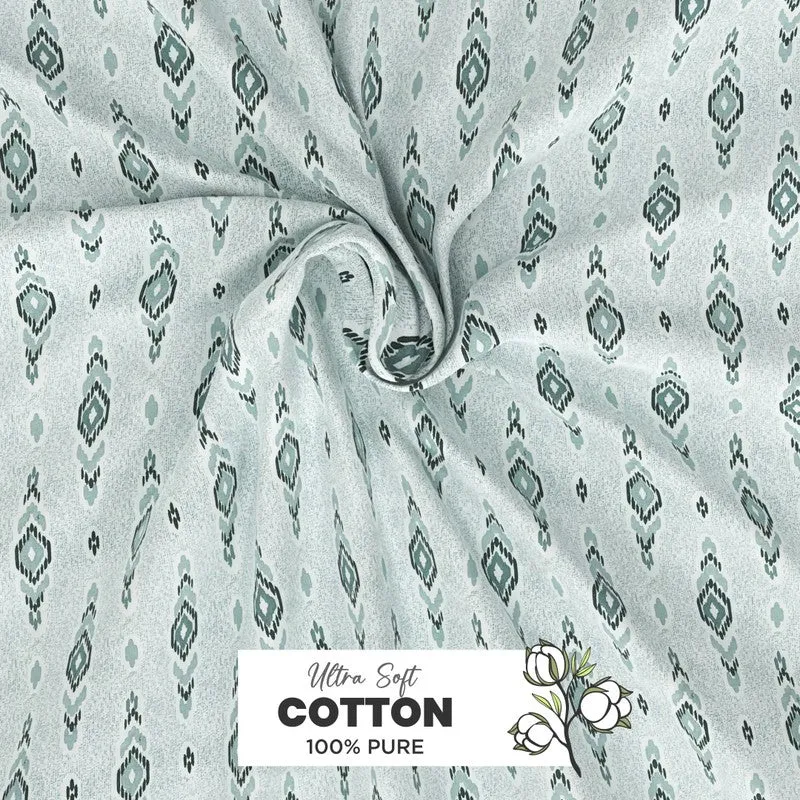 Deynor Cotton Bedsheet (Grey) - 144 TC media 5