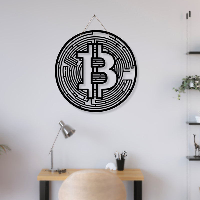 BitCoin Iron Wall Accent