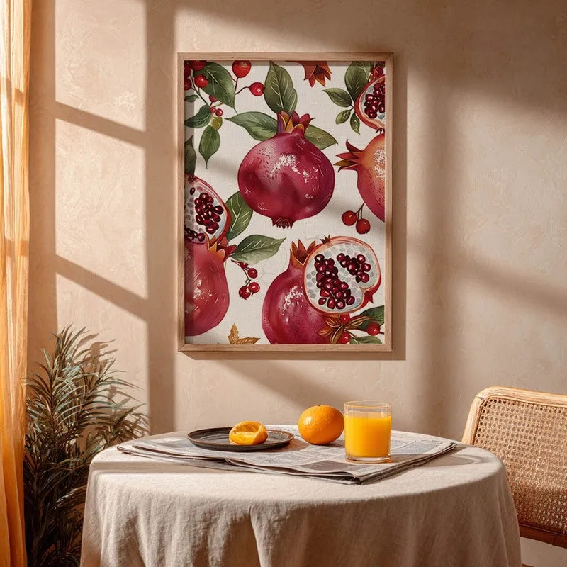 PomegranateFarm Archival Canvas Wall Art - Brown media 4