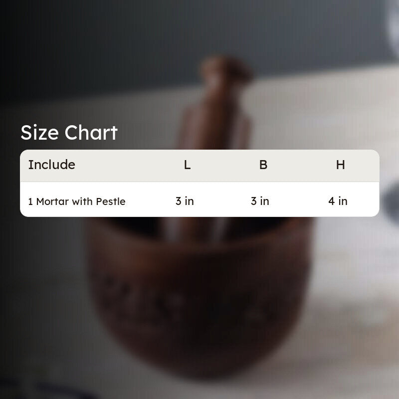 Natura Carved Mortar & Pestle media 8