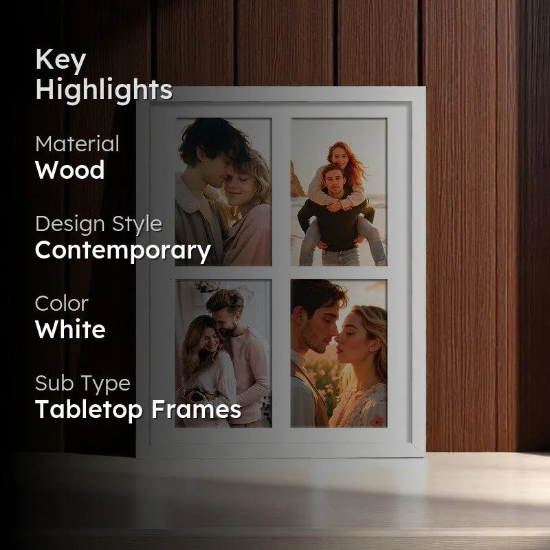 Trevia Collage Photo Frame - White media 2