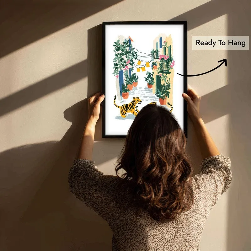 Citrivale Canvas Wall Painting With Black Frame media 5