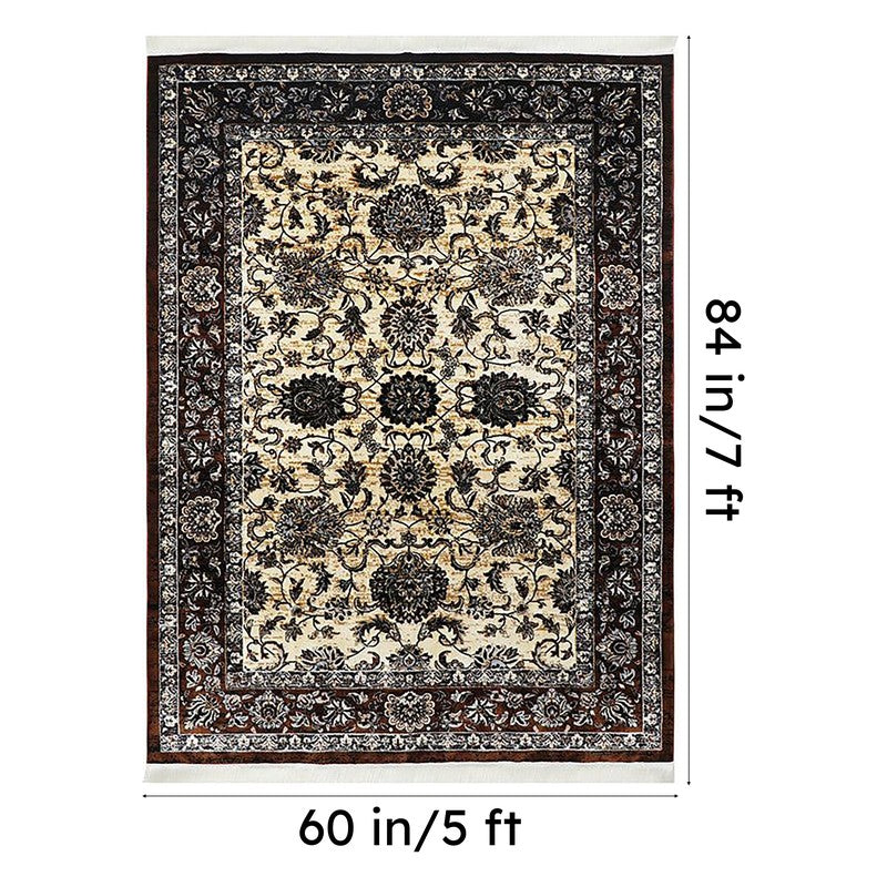Aavni Flora Carpet - Beige media 5