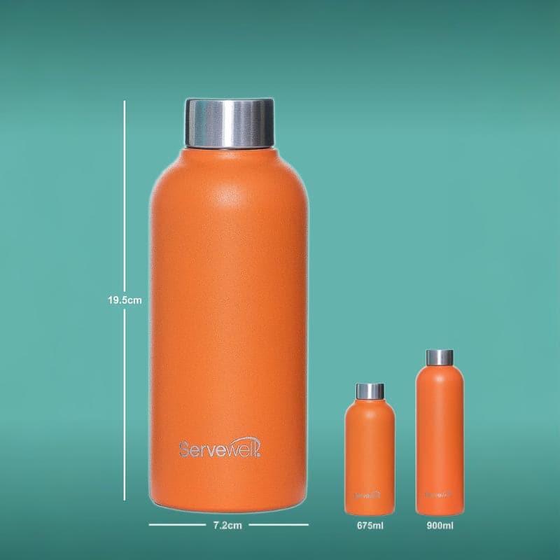 Steel Elegance Elixir Bottle (675 mL) - Sunset Orange media 5
