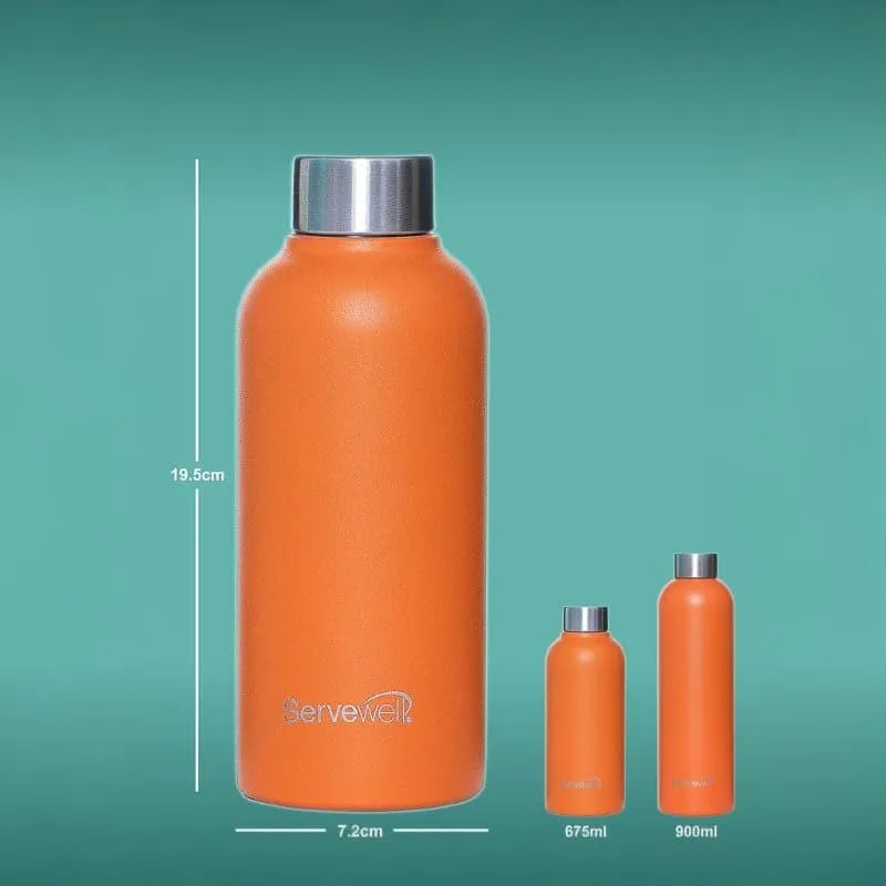 Steel Elegance Elixir Bottle (675 mL) - Sunset Orange media 5