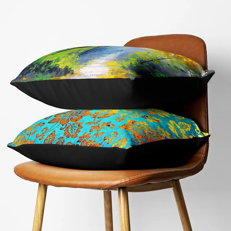 Aspen Skies Printed Cushion Cover Set - Set Of Two media 3