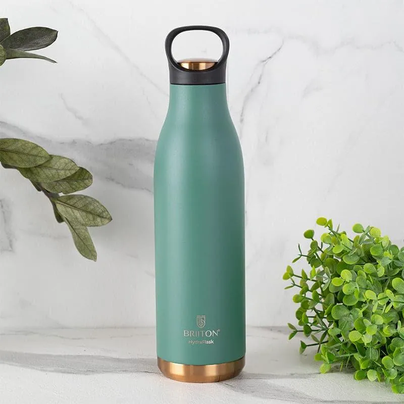 Liquid Muse Hot & Cold Thermos Water Bottle (Green) - 750 mL media 1