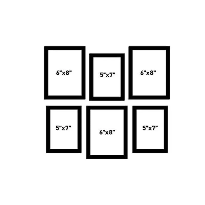 Memories Encased Photo Frame (Black) - Set Of Six media 5