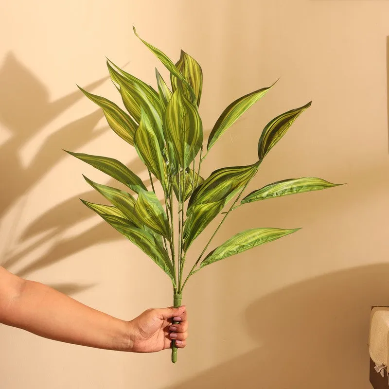 Artificial Decorative Croton Plant Without Pot (2 Ft) - Set Of Two media 3