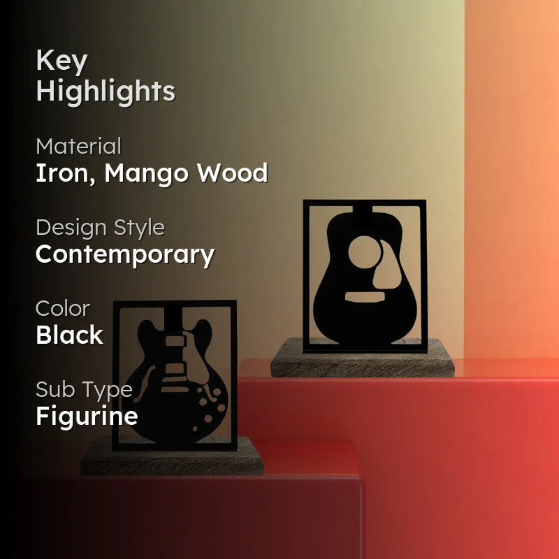 Guitar Lines Showpiece - Set Of Two media 2