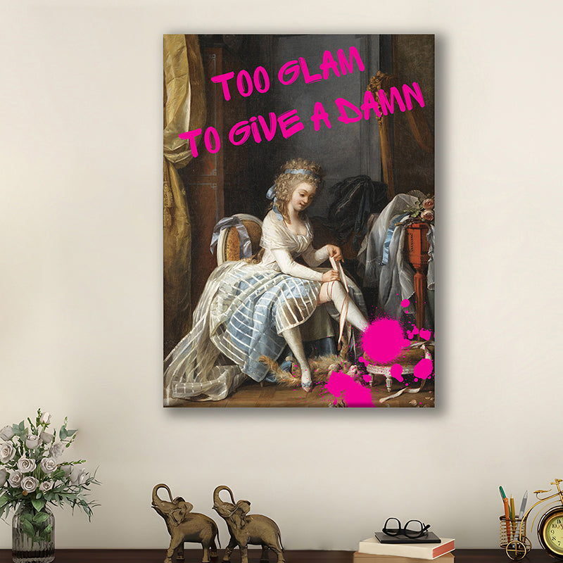 Too Calm To Give A Damn Wall Art media 2