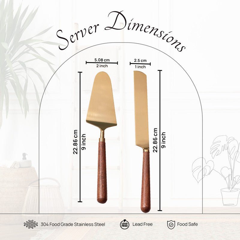 Brawnie Cake Server - Set Of Two media 6