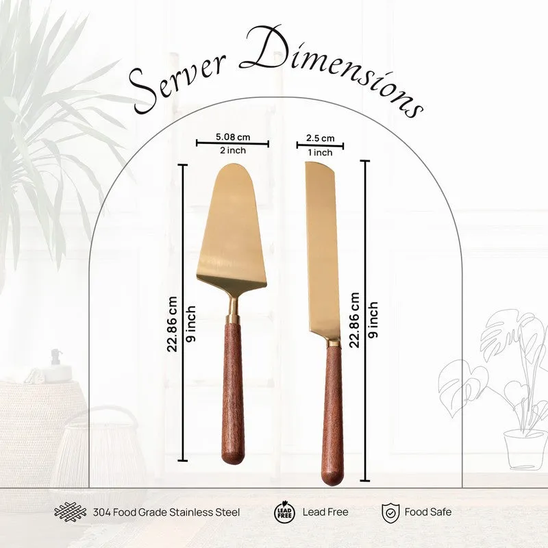 Brawnie Cake Server - Set Of Two media 6