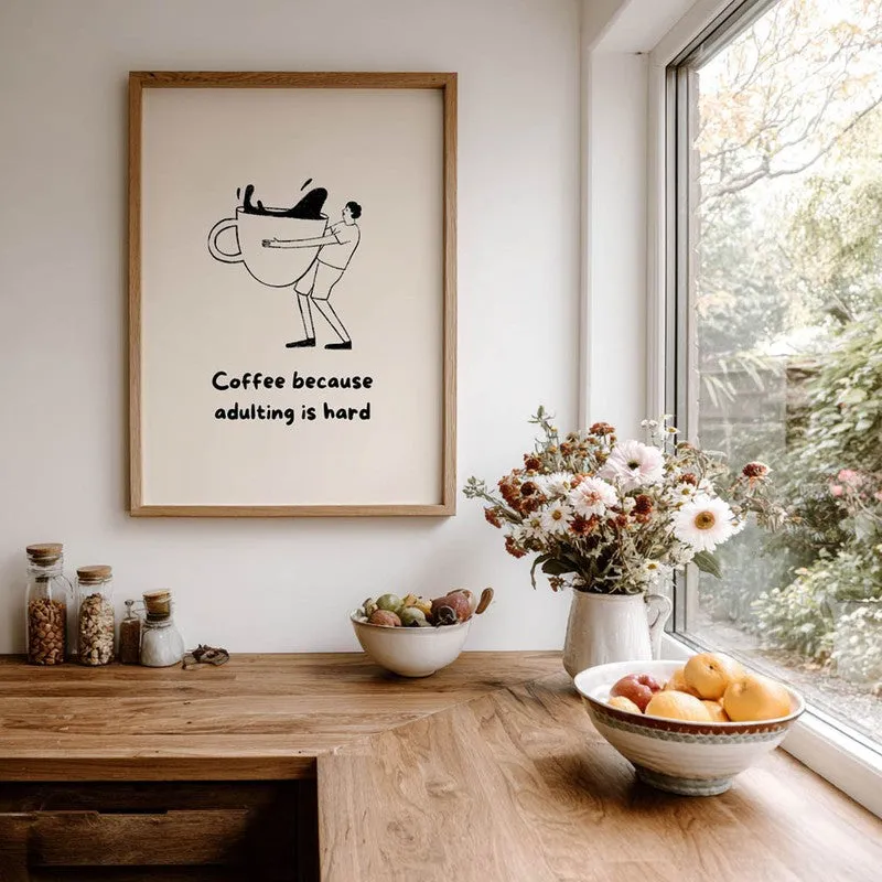 Bold Brew Archival Canvas Wall Art - Brown media 7
