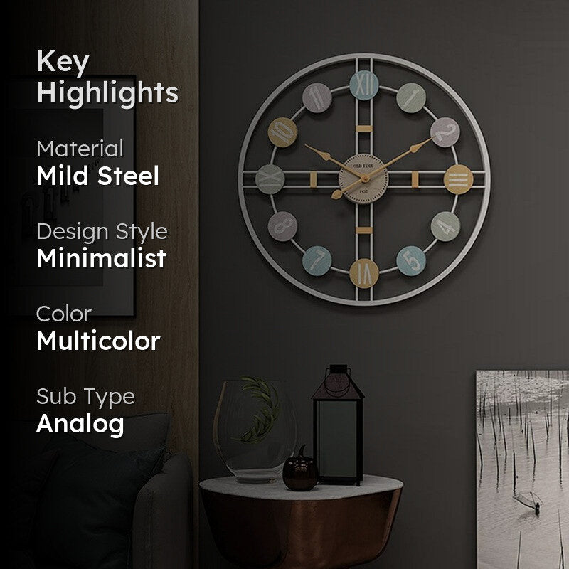 Chrono Silent Wall Clock - White media 2