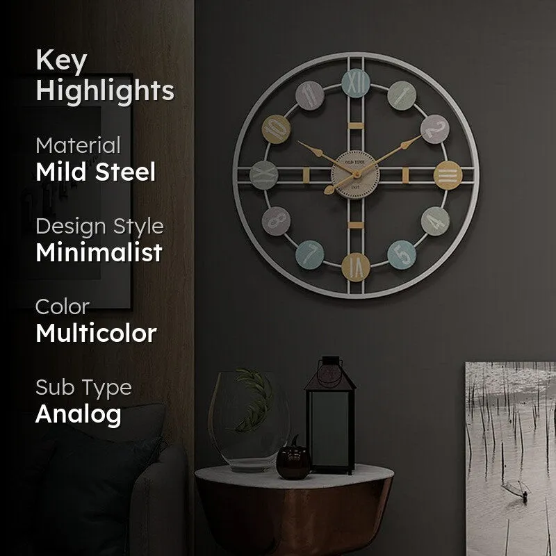 Chrono Silent Wall Clock - White media 2
