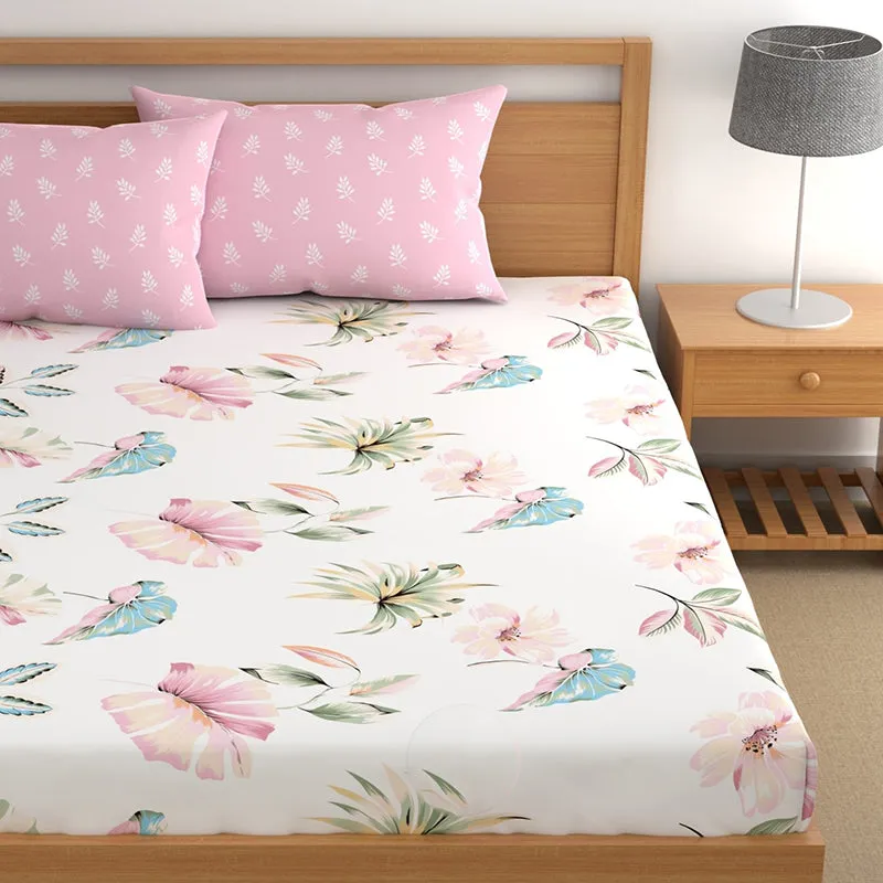 Vibrant Monstera I Microfiber Microfiber Bedsheet - 150 GSM media 3