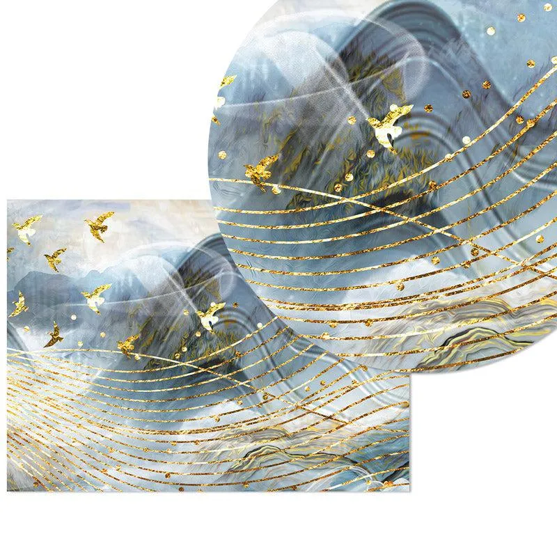 Celestial Peaks Wall Art - Set Of Four media 4