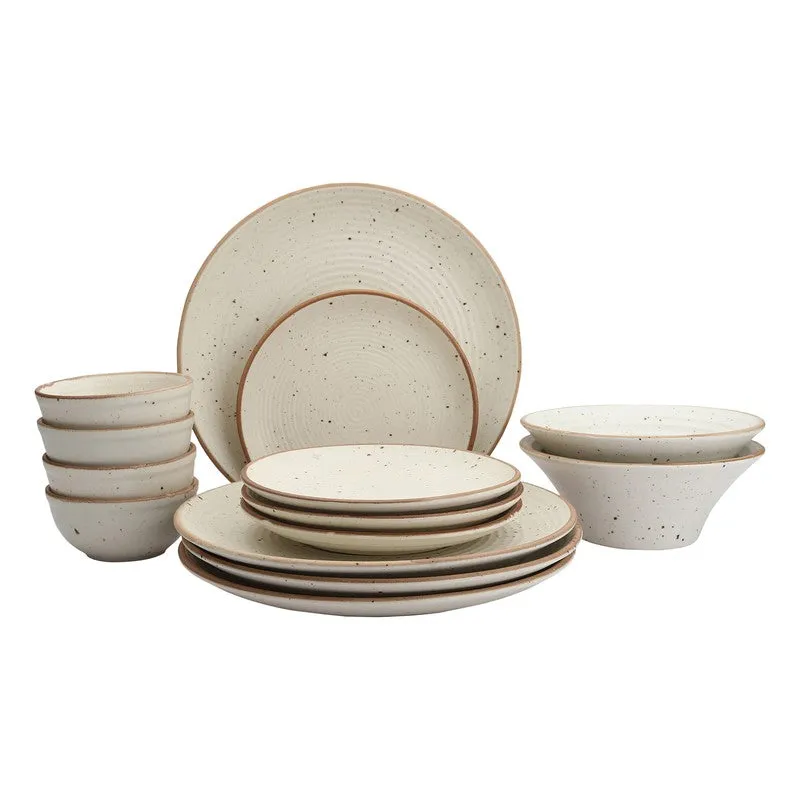 Rustline Stoneware Dinner Set - 14 Piece Set media 4