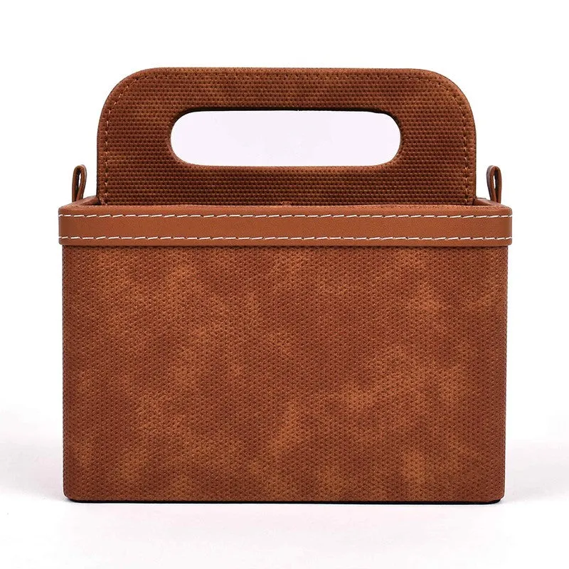Ember Dote Leatherette Multi-Utility Organiser - Brown media 3