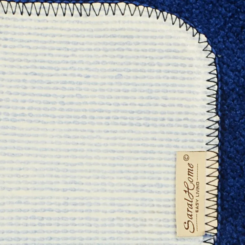 Minimal Mist Microfiber Bath Mats (Blue) - Set of Two media 6