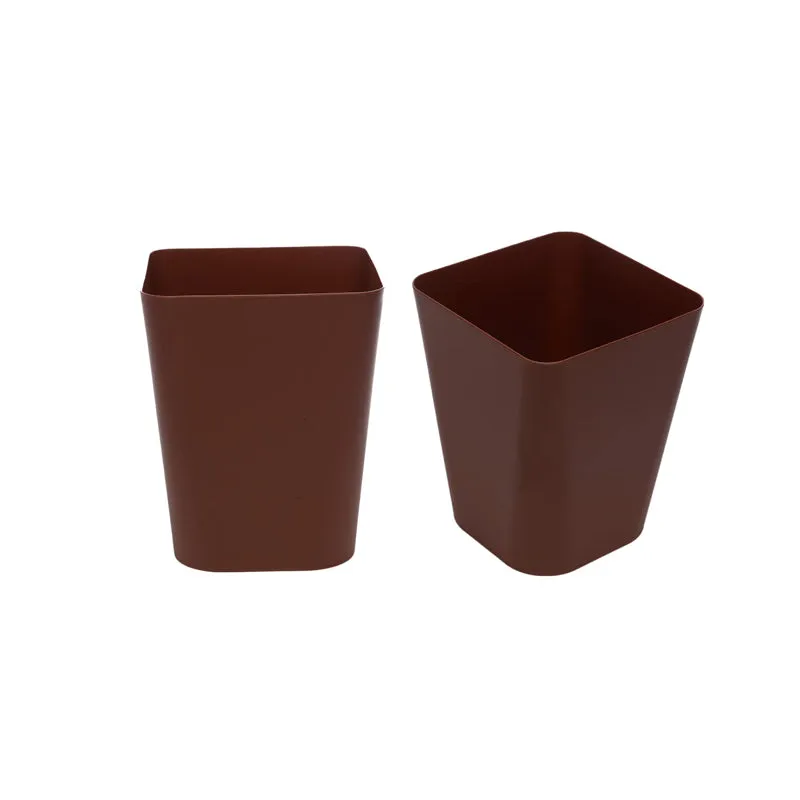 Neil Dust Bin (Brown) - Set Of Two media 1