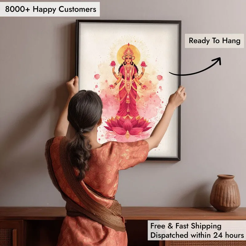 Shri Mahalaxmi Devi Divine Archival Paper Wall Art media 5
