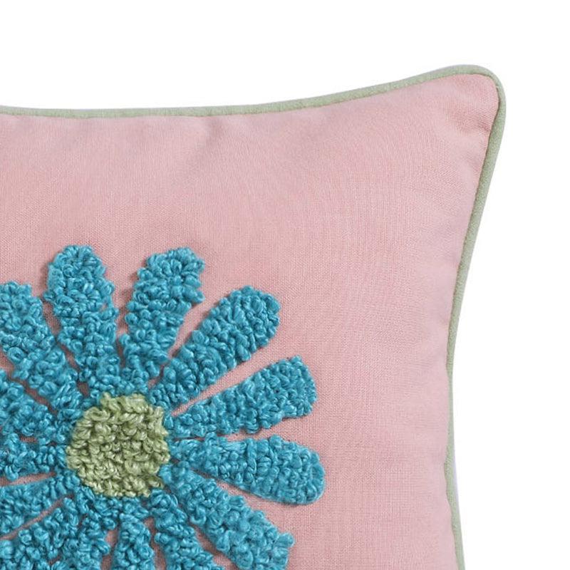 Thread & Daisy Cotton Cushion Cover (Multicolor) - Set OF Four media 3
